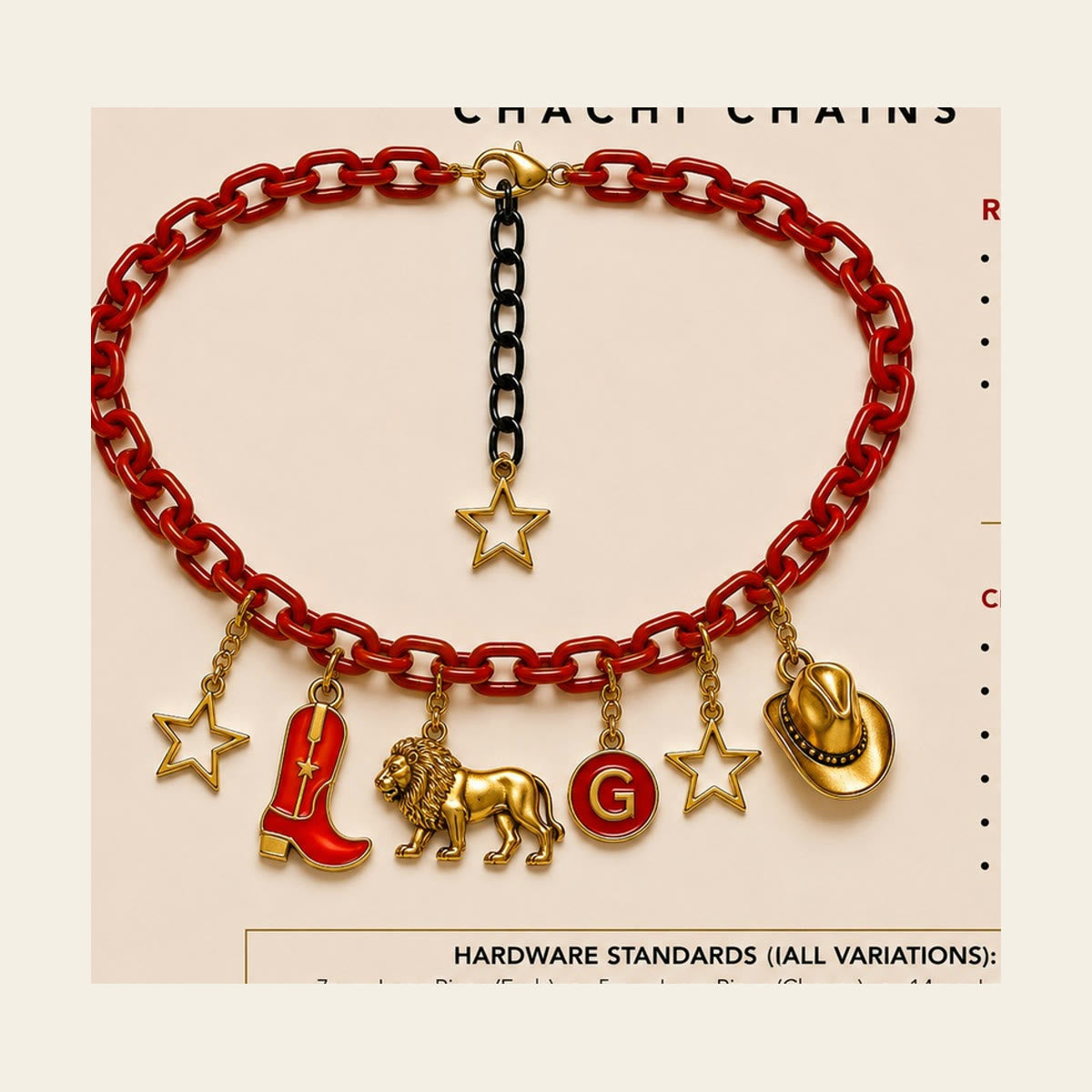 Necklace 7 Standard charm necklace