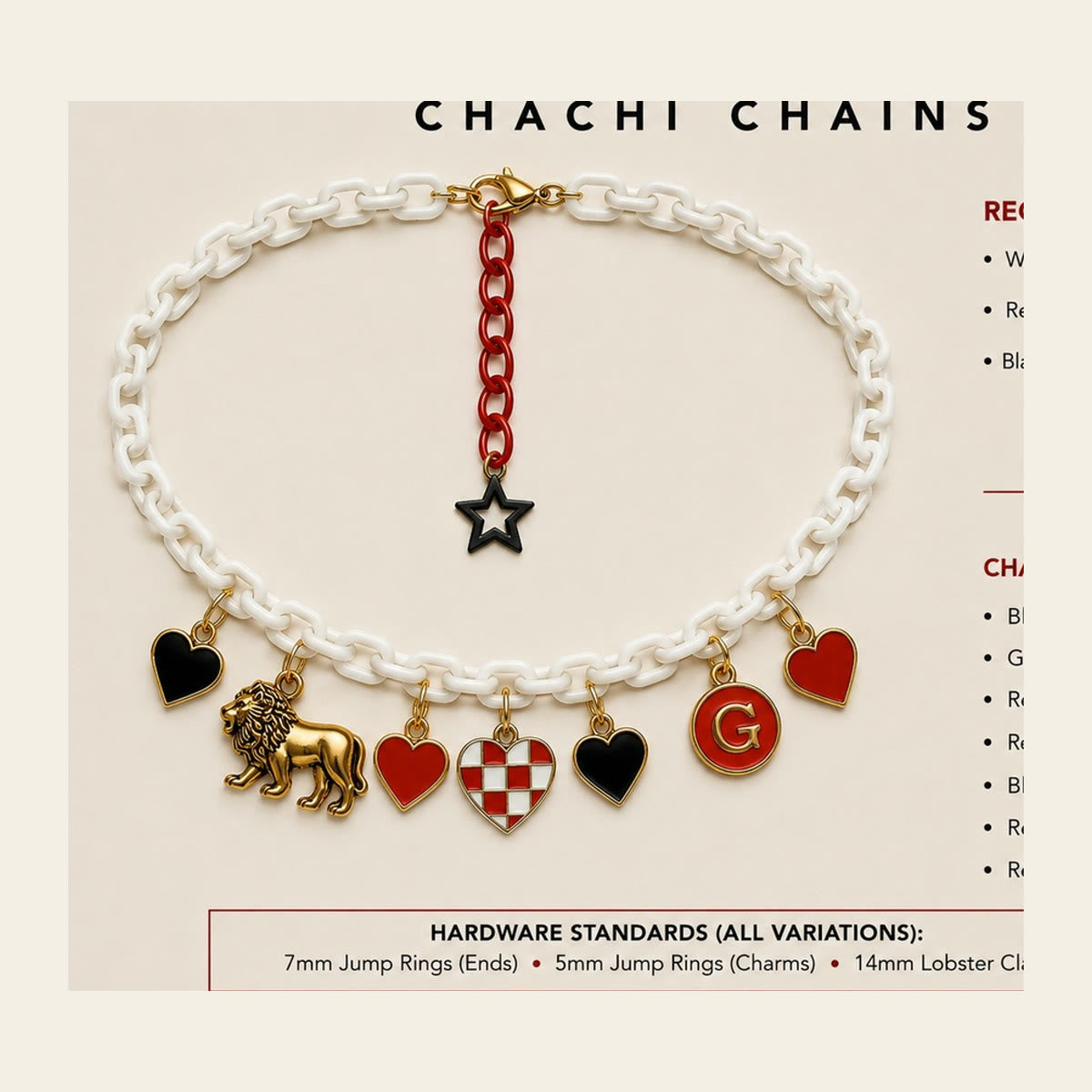Necklace 8 Standard charm necklace